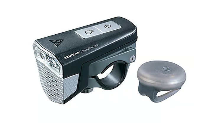 Luce anteriore con sensore di suono Topeak SoundLite Usb