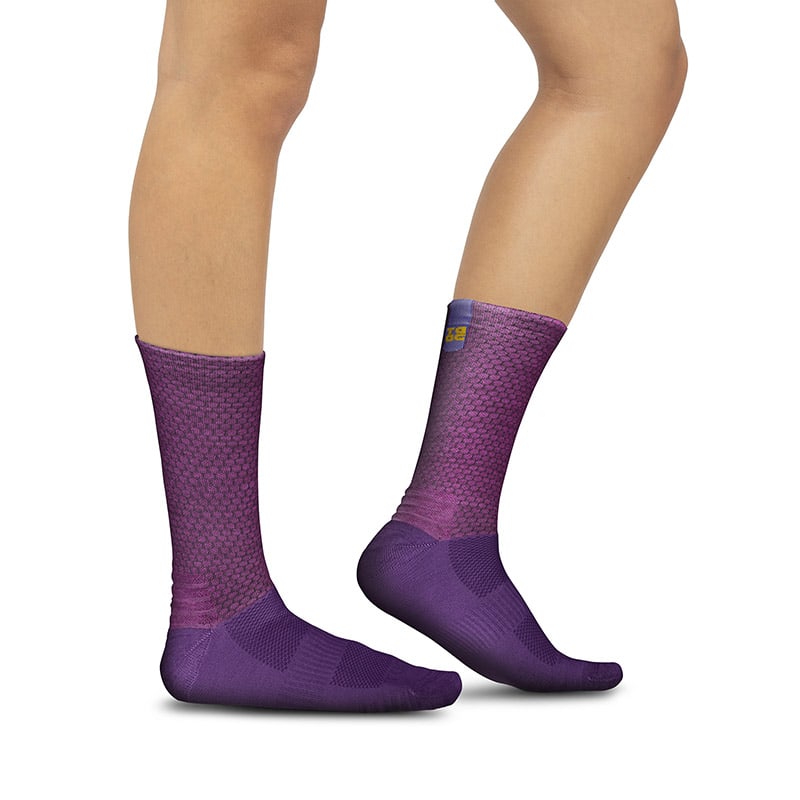 Chaussettes MONO MERINO Violet