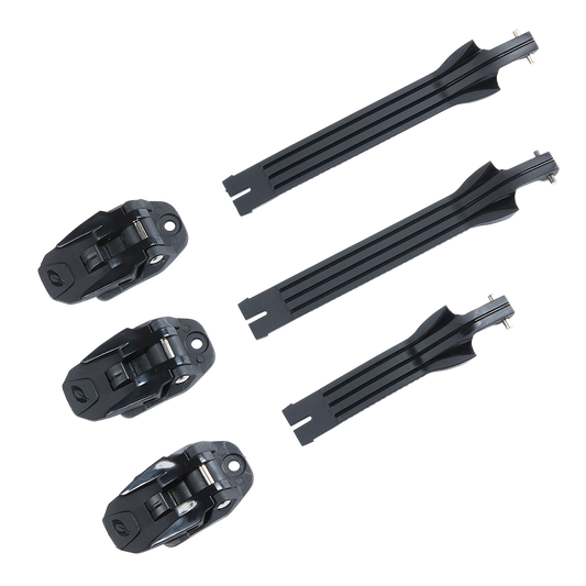 Komplettes Kit mit Schnallen und Gurten für Stiefel als Kinderfahrerprofi