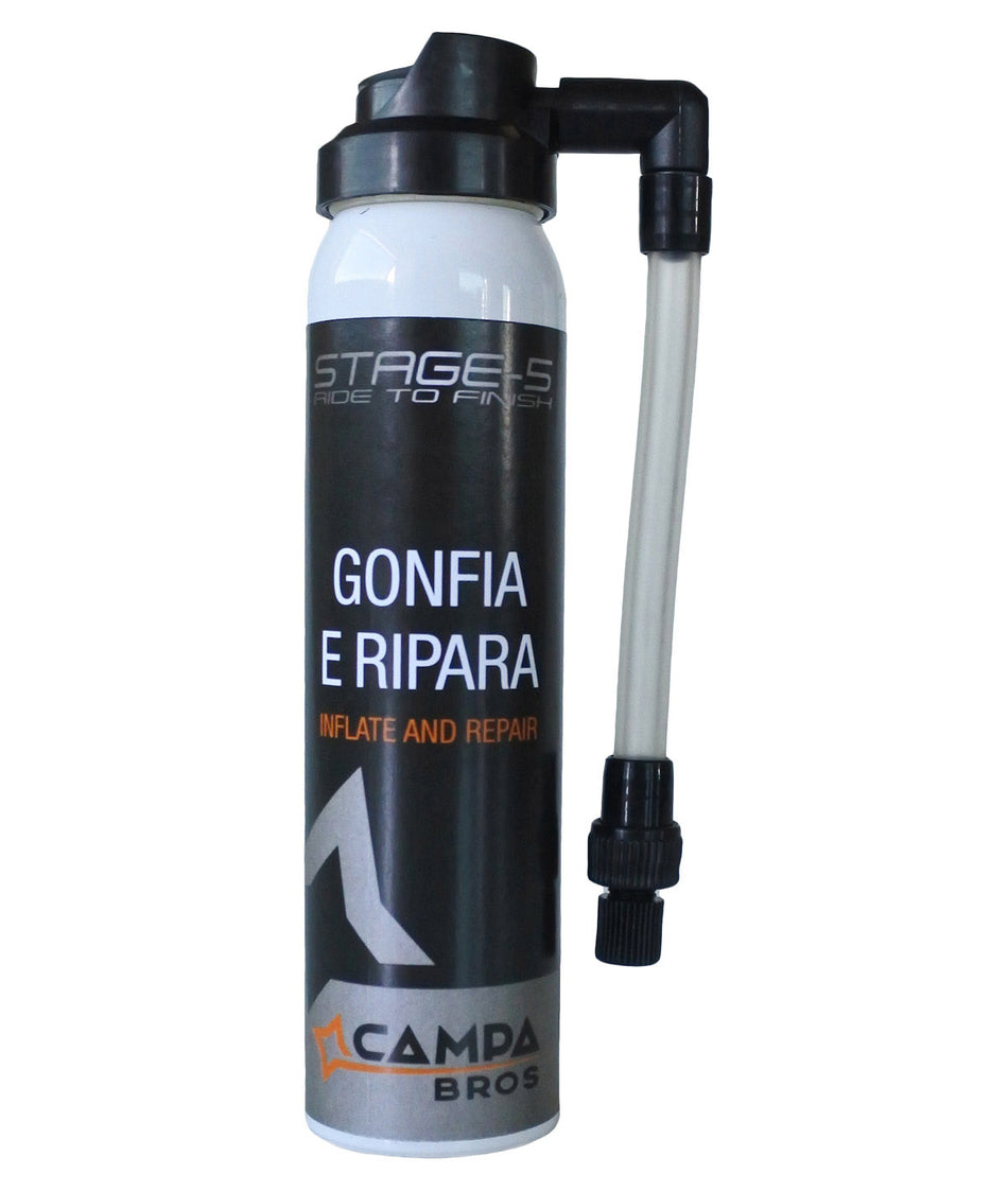 Gonfler et réparer Campa Bros Stage-5 100ml avec canule