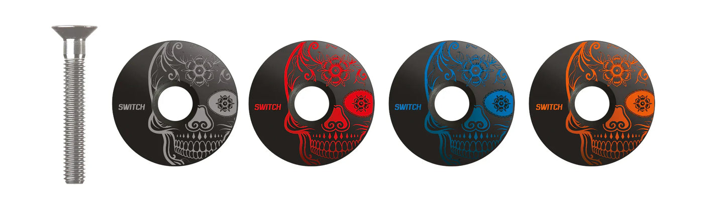 SCHALTER – SCHALTEROBERKAPPE, LEGIERTER TOTENKOPF