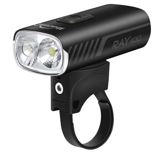 Magicshine Ray1100 LED-uri albe USB-C LED front