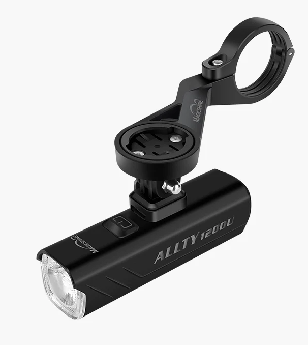 Magicshine ALLTY 1200U USB-C White LED Front Light with Remote and Front Handlebar Mount