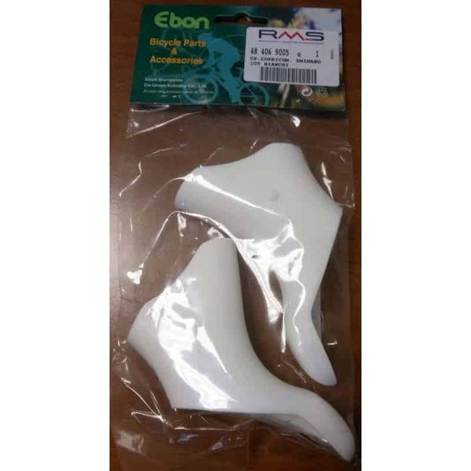 Couple Copricomandi Ebon Shimano 105, blanc