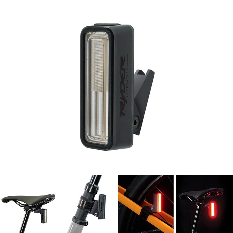 Rear Light LEVE'LIGHT 180 Lumens USB IPX6 Double Mount
