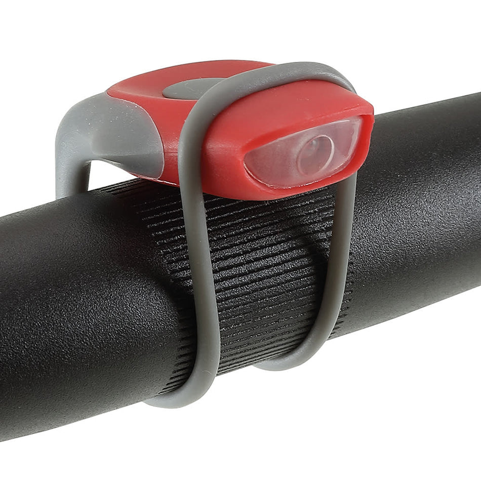 Phare Arrière LAMPO en Plastique et Silicone 2 Fonctions Rouge