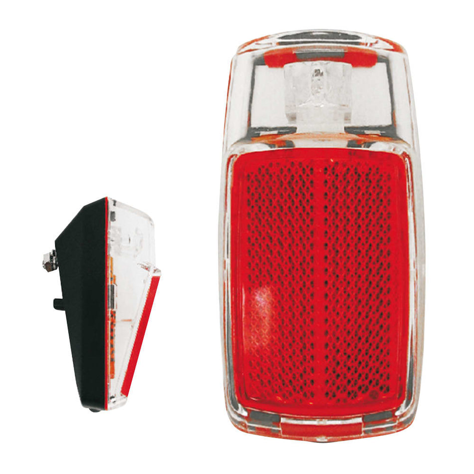 Phare Arrière à Piles 40x75mm avec 1 Led Rouge