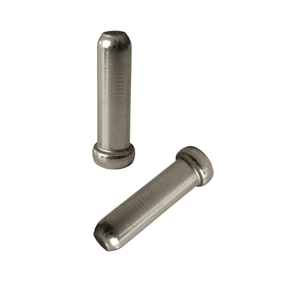 Stamped Aluminum Cable End Cap Body: 1.2mm (OEM 100 Pieces) Silver