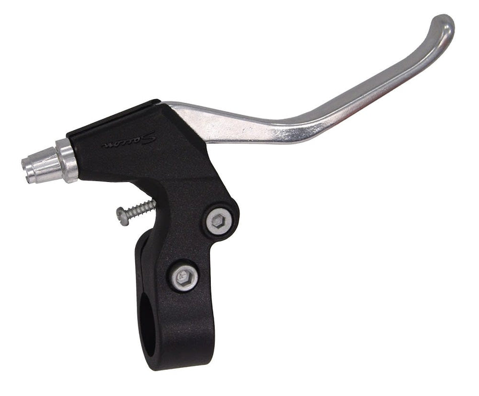Leviers de frein VTT 3 Doigts D22 en Aluminium/Nylon avec Collier Noir (Paire)