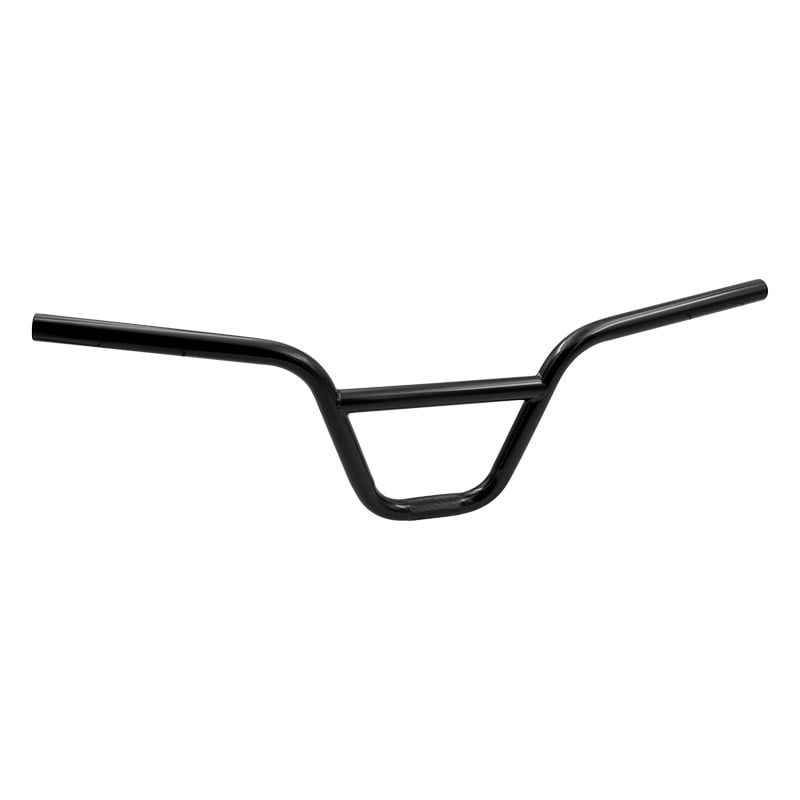 Guidon BMX 22,2mm x 640mm en Acier Noir Relevé : 220mm
