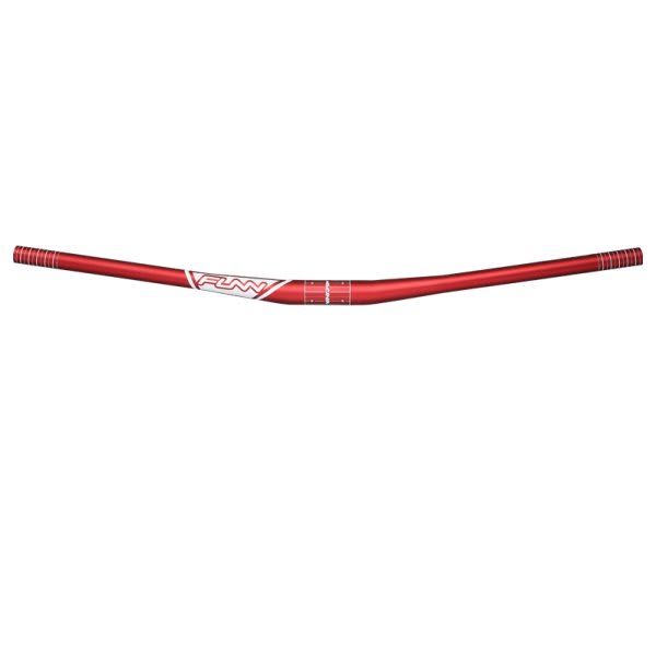 Guidon KINGPIN 31,8mm x 785mm en Alliage Rouge Relevé : 30mm