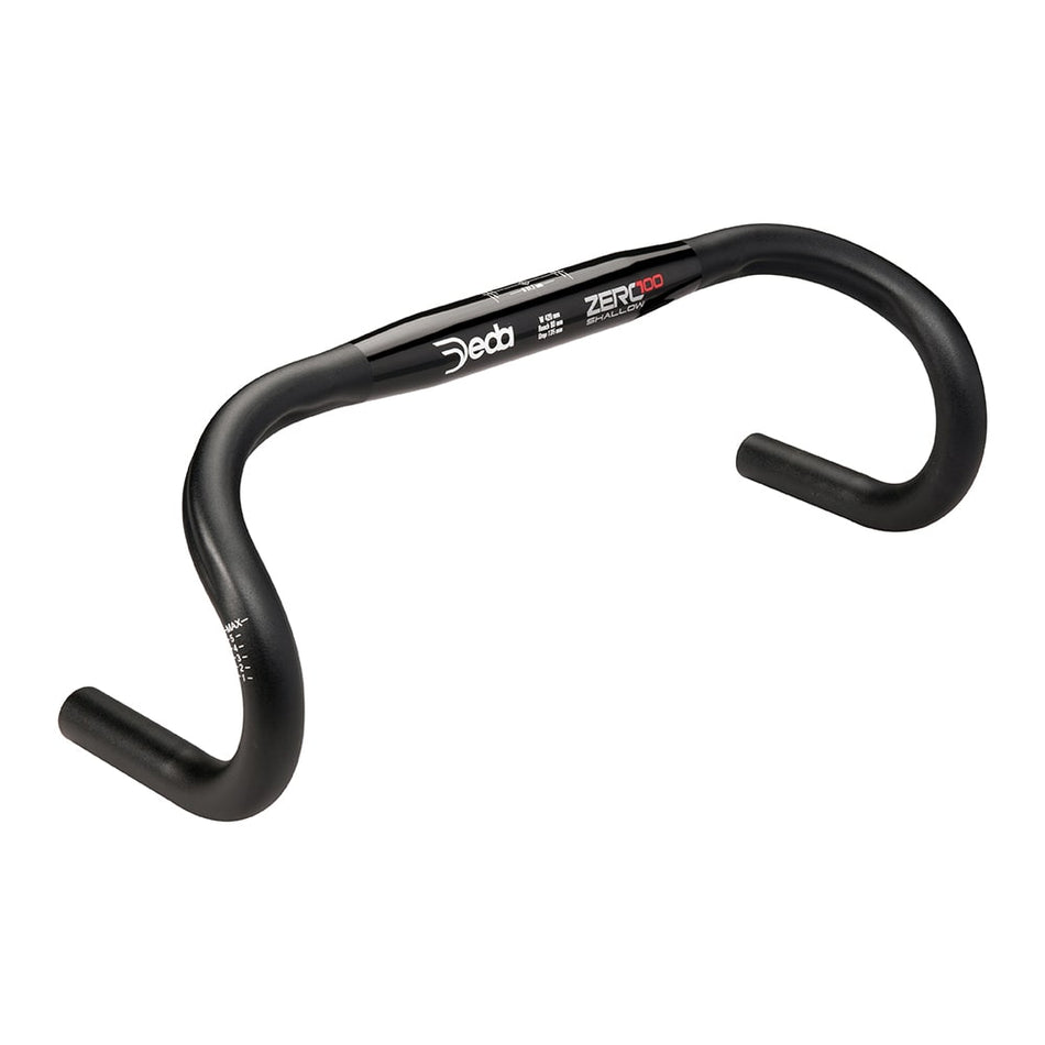 Guidon ZERO100 31,7mm x 440mm Shallow en Aluminium Noir