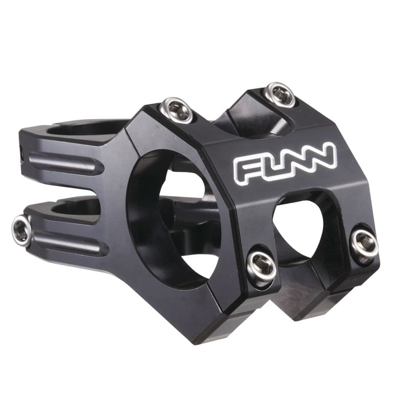 Handlebar Stem FUNNDURO 35mm x 35mm Aluminum 0° Angle Black