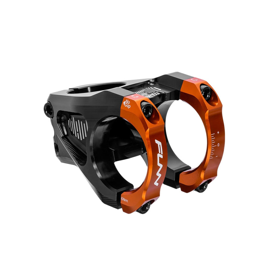 Potence de guidon EQUALIZER 31,8x35mm en aluminium Rise 0° orange