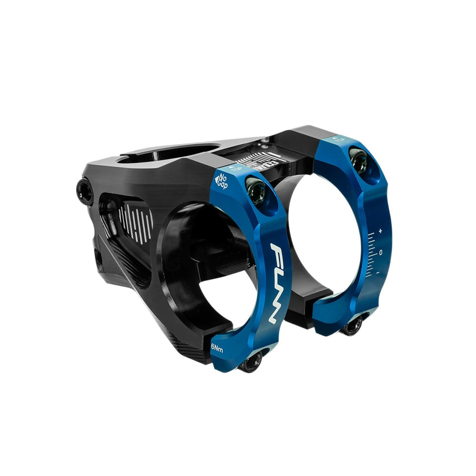 Potence de guidon EQUALIZER 31,8x42mm en aluminium Angle 10° Bleu