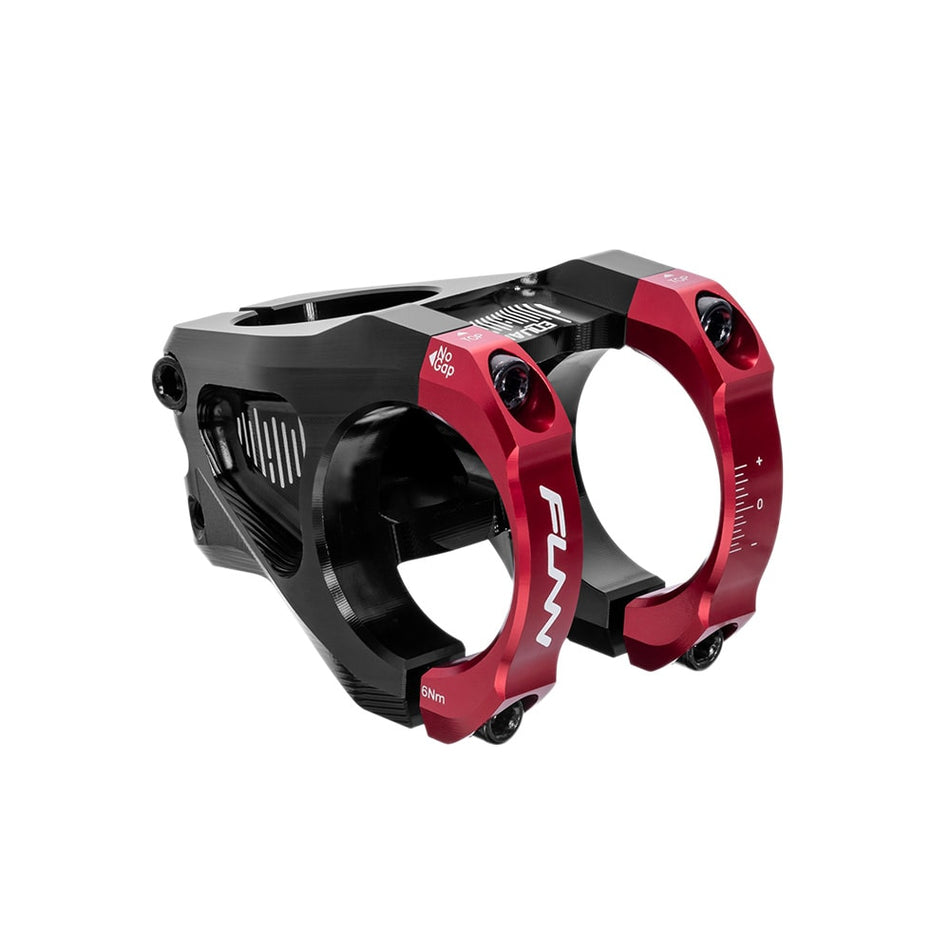 Potence de guidon EQUALIZER 35x35mm en aluminium Angle 10° Rouge