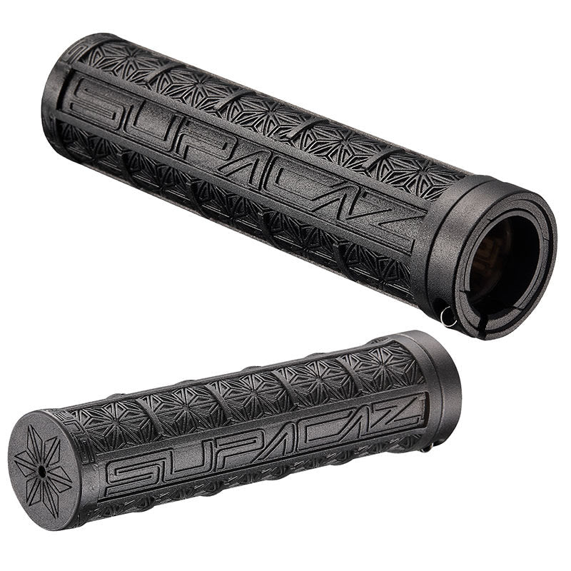 Manopole GRIZIPS 32mm in Gomma Antiscivolo Dual Density Nero