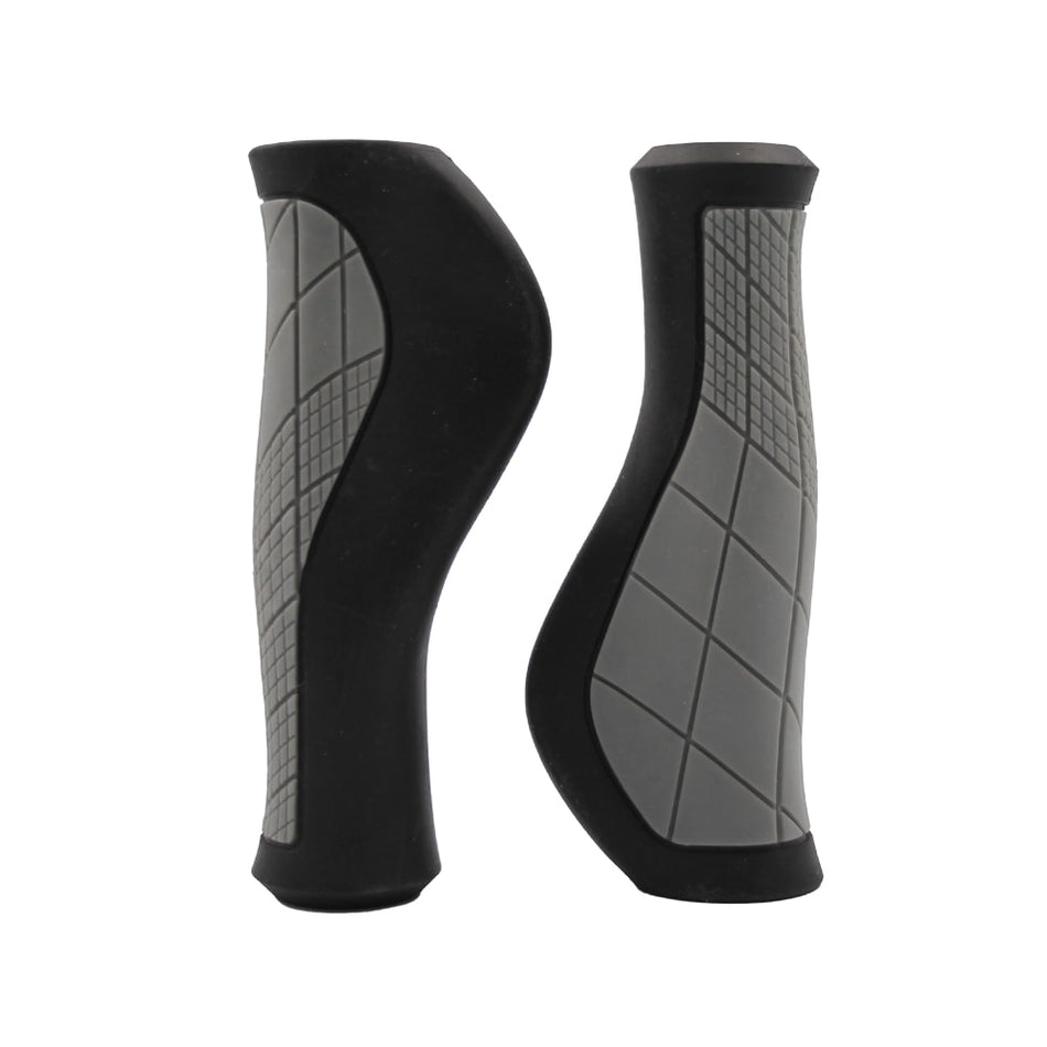 Poignée ergonomique CITY COMFORT 135mm pour CITY BIKE noir/gris