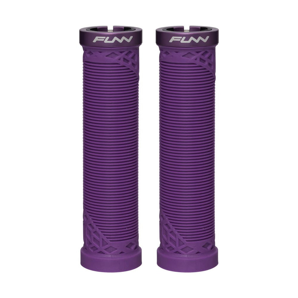 Poignée HILT 30mm Lockring violet avec collier en aluminium