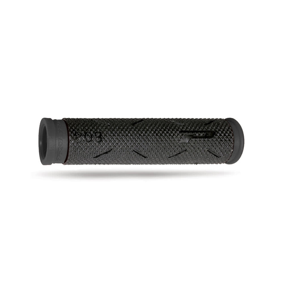 Poignée VTT SOFT TOUCH 125mm en caoutchouc noir titane
