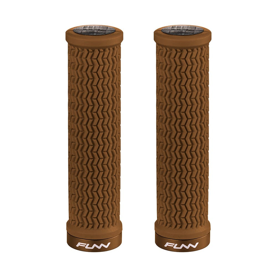 Manopola HOLESHOT 31mm con Collarino in Alluminio Marrone