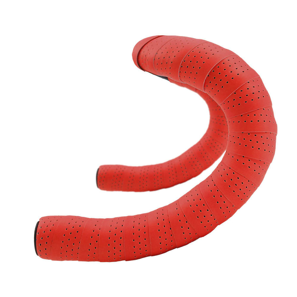 Ruban de Guidon EOLO SOFT Perforé 3mm en PU+EVA Rouge