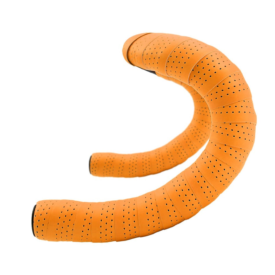 Ruban de Guidon EOLO SOFT Perforé 3mm en PU+EVA Orange Fluo