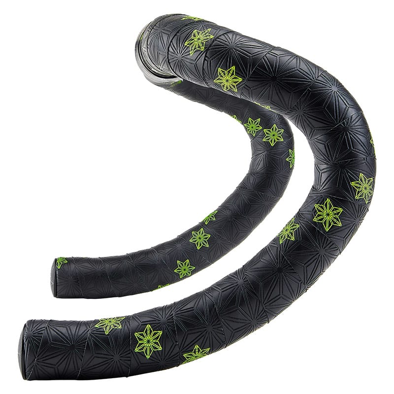 GALAXY Handlebar Tape in Super Sticky Kush Neon Yellow + Yellow End Plug