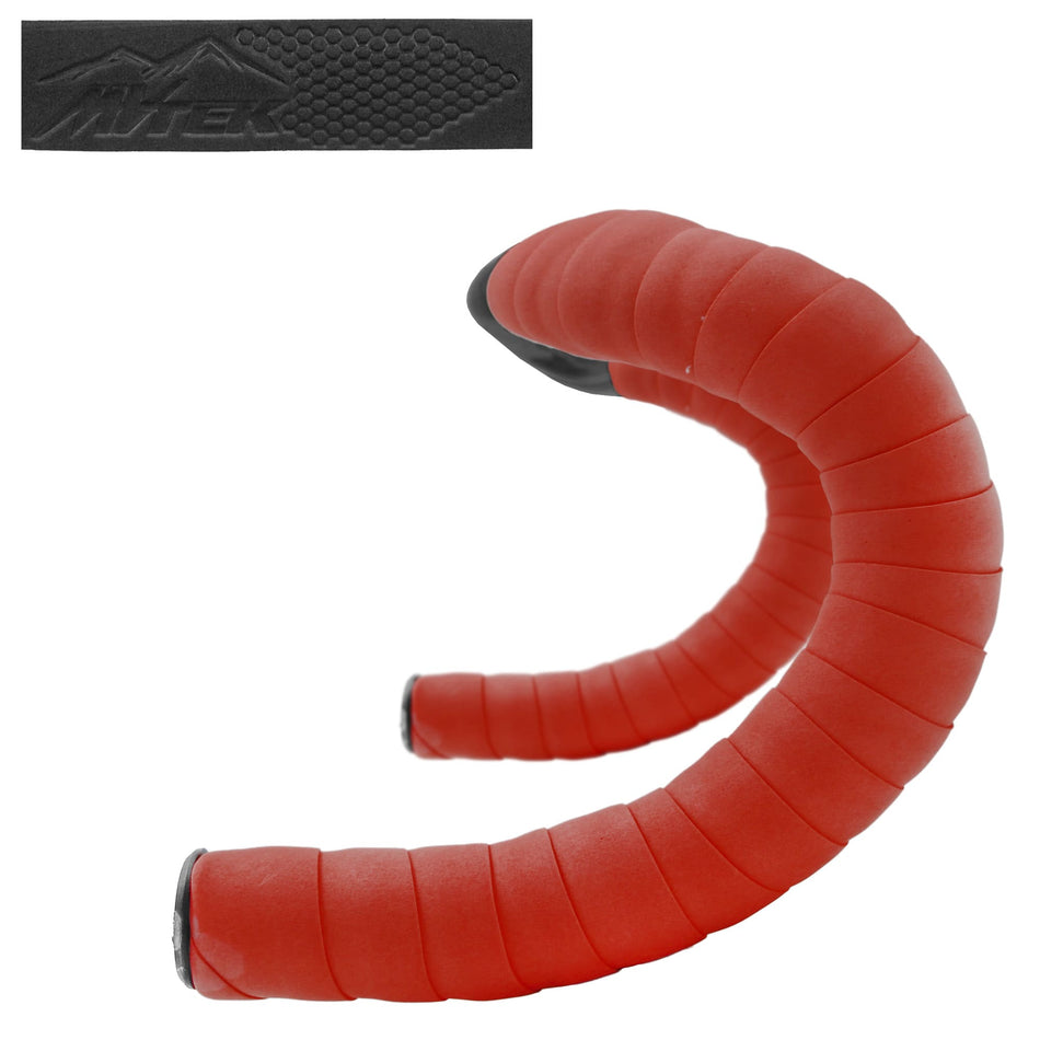 Ruban de Guidon CORK GEL EVO Gravel Tech Rouge Brique