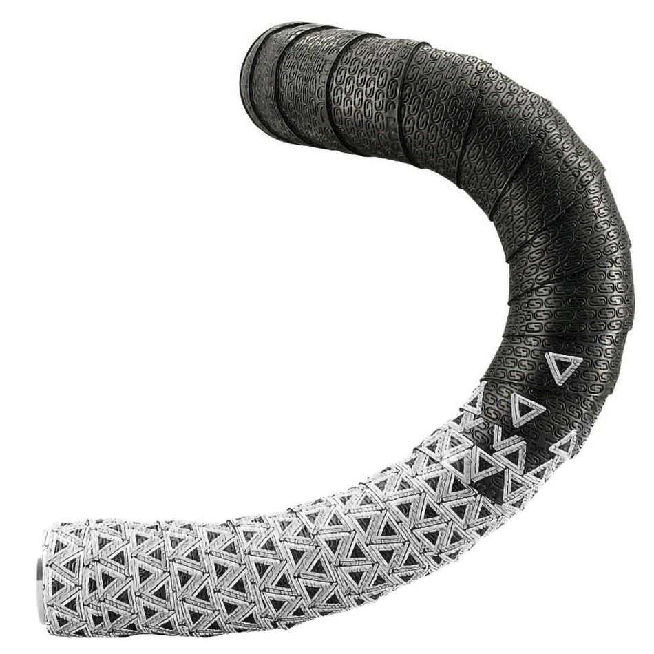 Ruban de Guidon LOOP 2,5x30x2000mm en PU+EVA Noir/Argent