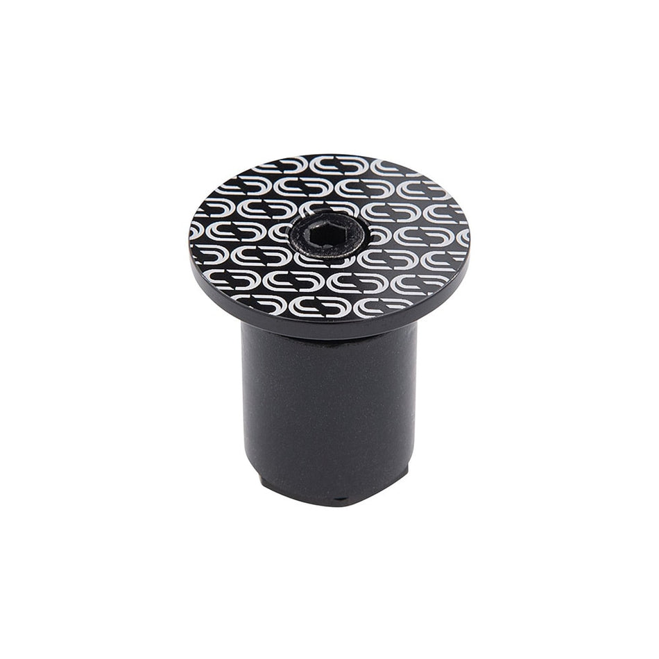 Handlebar Plug LOOP in Black Aluminum (Pair)