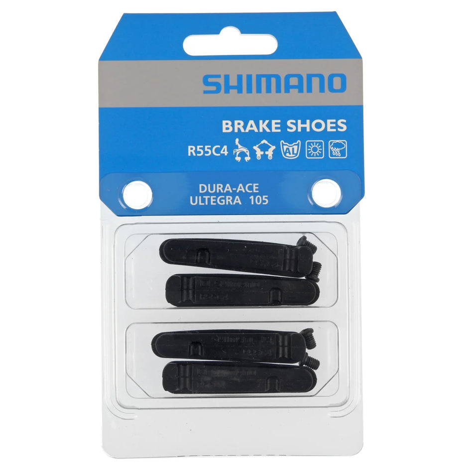SHIMANO - Pattini Freno R55C4 BR-9000/7900 in Alluminio(CP) - DURACE/ULTEGRA/105
