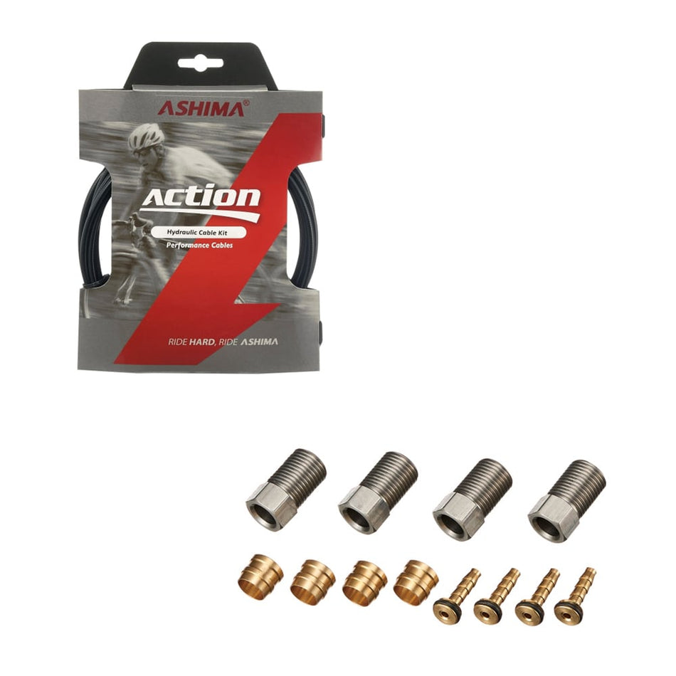 Hose+Connectors (KIT) TEKTRO 5.4x2.5mm and Length: 3m Nylon