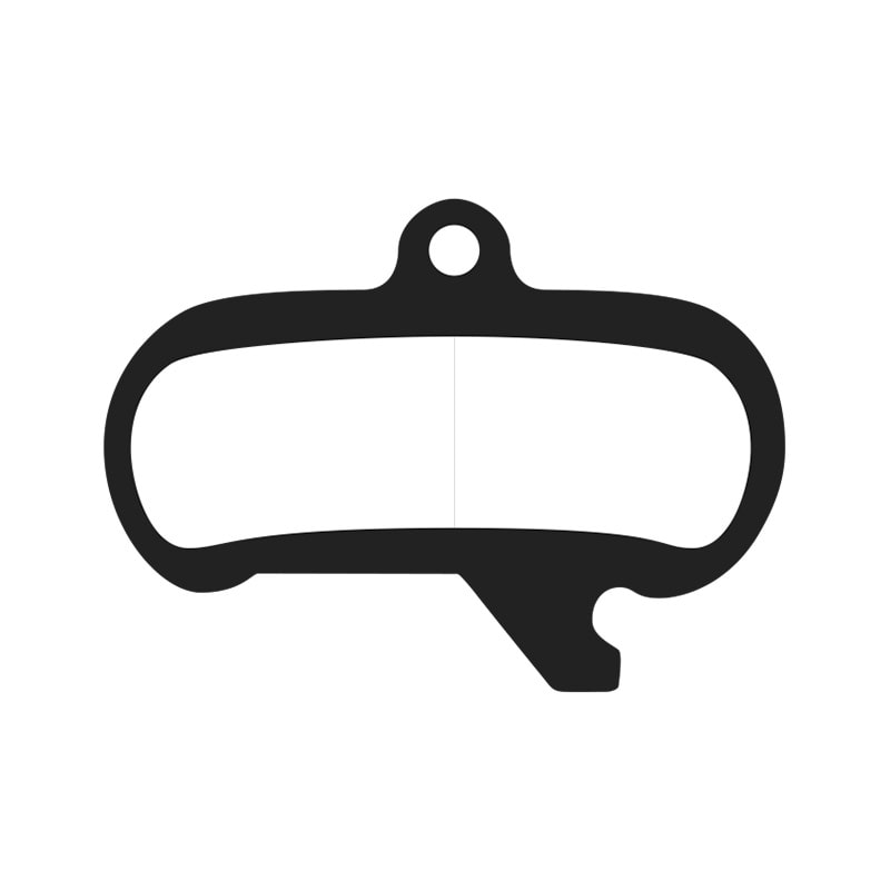 Plaquettes Semi-métalliques pour Système SRAM MAVEN - 4 Pistons