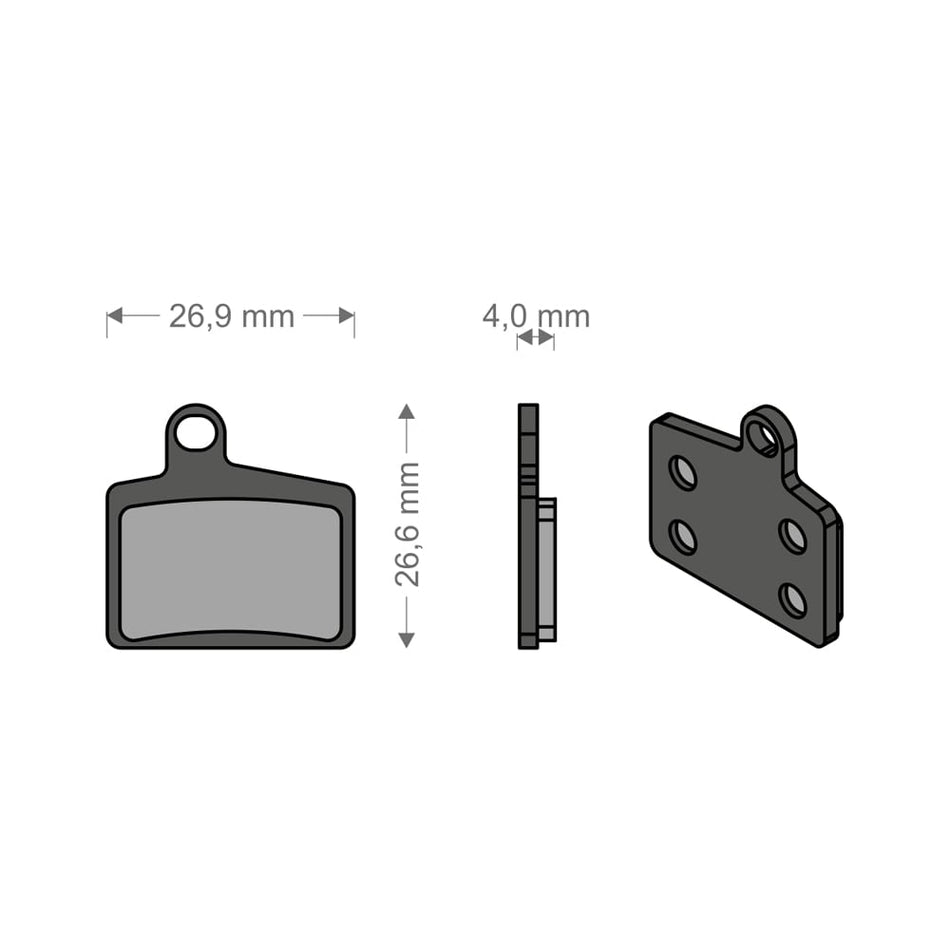 Plaquettes All Around pour système STROKER RYDE/RADAR HAYES