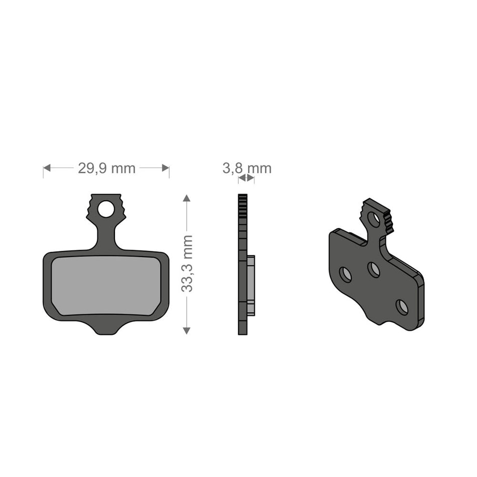 E-Bike Tech Pads for ELIXIR 9/7/CR/XX/T/TL AVID/SRAM System