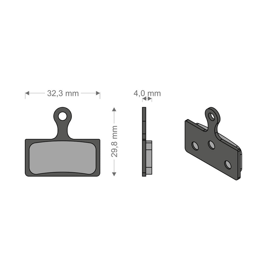 Sinter Tech Pads for XTR/K-FORCE/MCX1 SHIMANO/FSA/REVER System