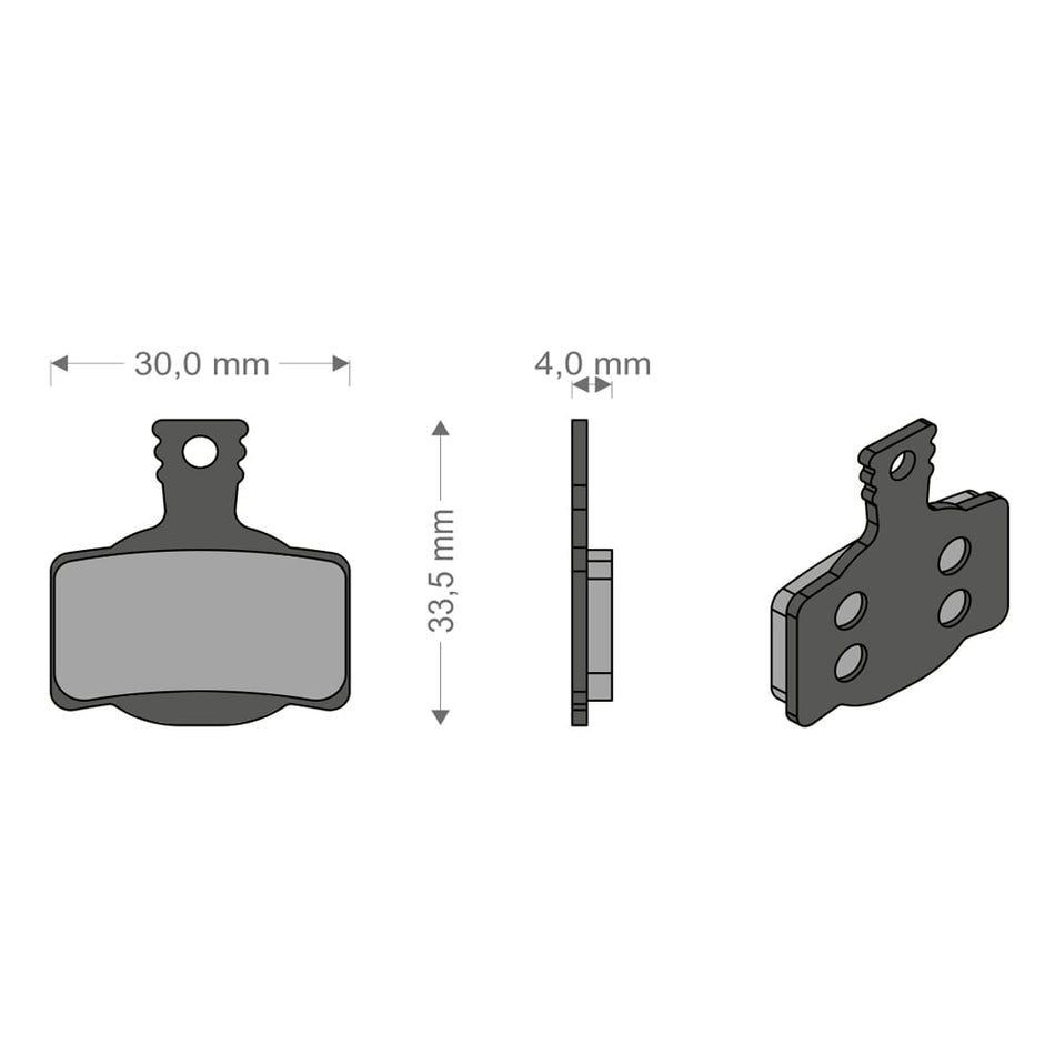 Plaquettes All Around pour système MT2-8/ROAD DISK MAGURA/CAMPAGNOLO