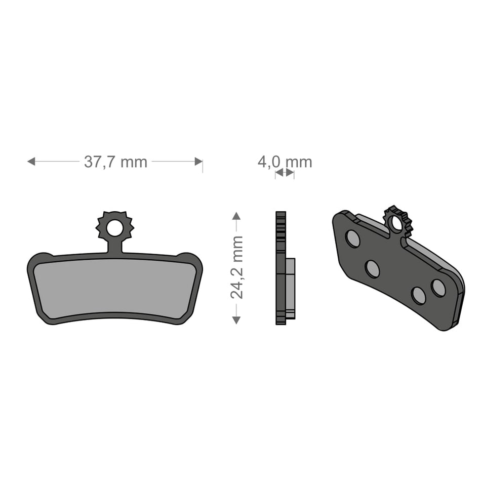 All Around Pads for XO-ELIXIR TRAIL/RSC/R/T AVID/SR System
