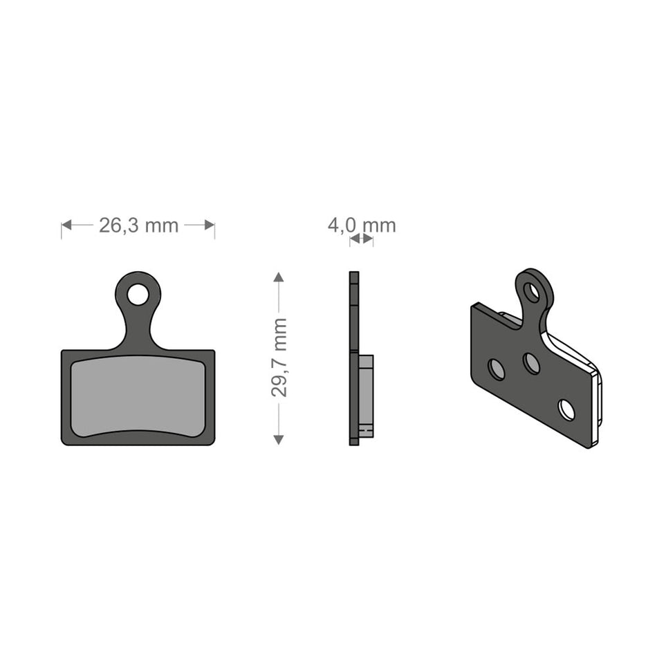 Performance Tech Pads for DURACE/XTR/MCX1 SHIMANO/REVER System