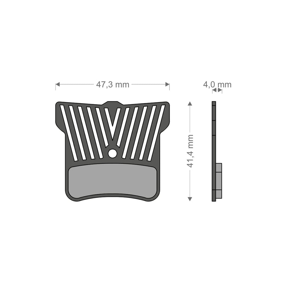 Plaquettes Light Tech pour système XTR/QUADIEN SHIMANO/TRP/TEKTRO