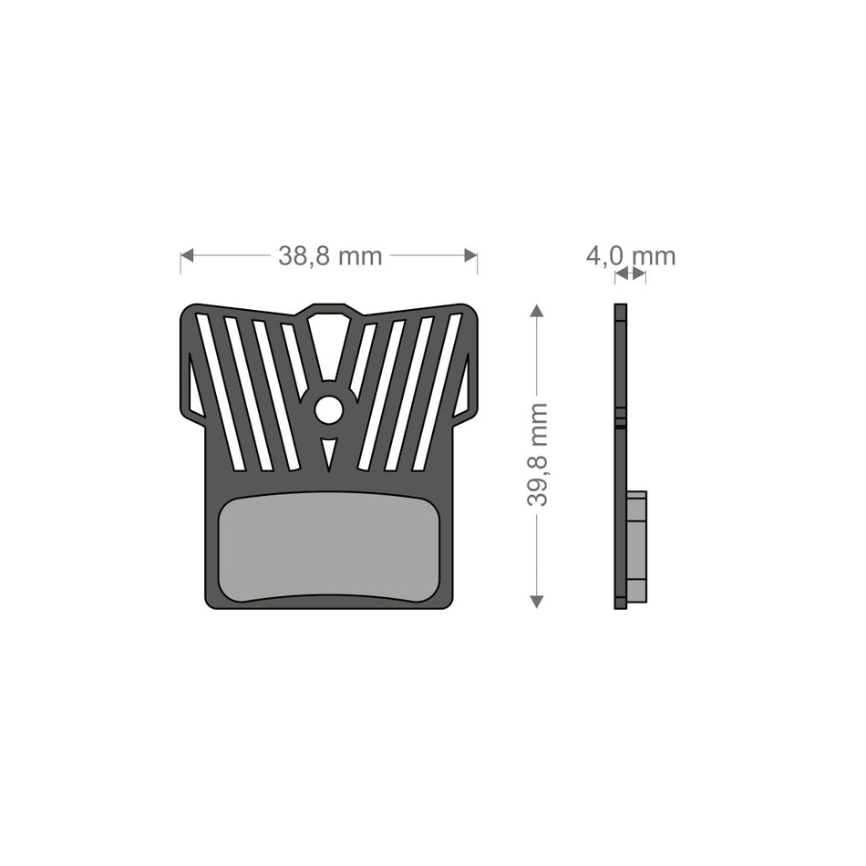 Plaquettes Light Tech pour système XTR/K-FORCE/MCX1 SHIMANO/FSA/REVER