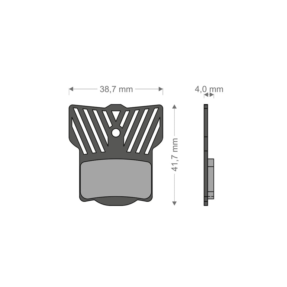 Plaquettes Light Tech pour système MT2-8 DISK MAGURA