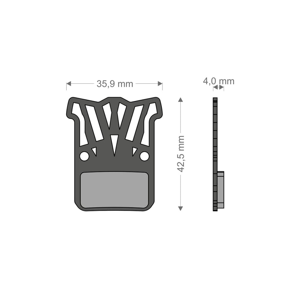 Plaquettes Light Tech pour système HRD/eTAP/LEVEL ULTIMATE/TLM SRAM