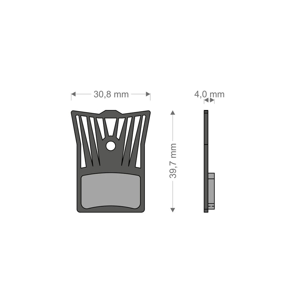 Plaquettes Light Tech pour système DURACE/XTR/MCX1 SHIMANO/REVER/TEKTRO