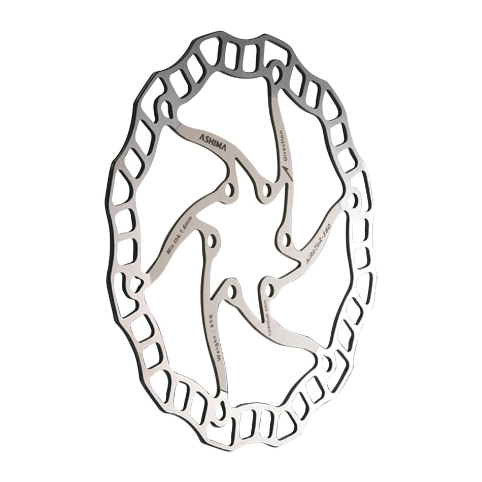 Disque de frein ARO-08 ULTRALIGHT 203mm x 140gr Argent - Fixation 6 trous