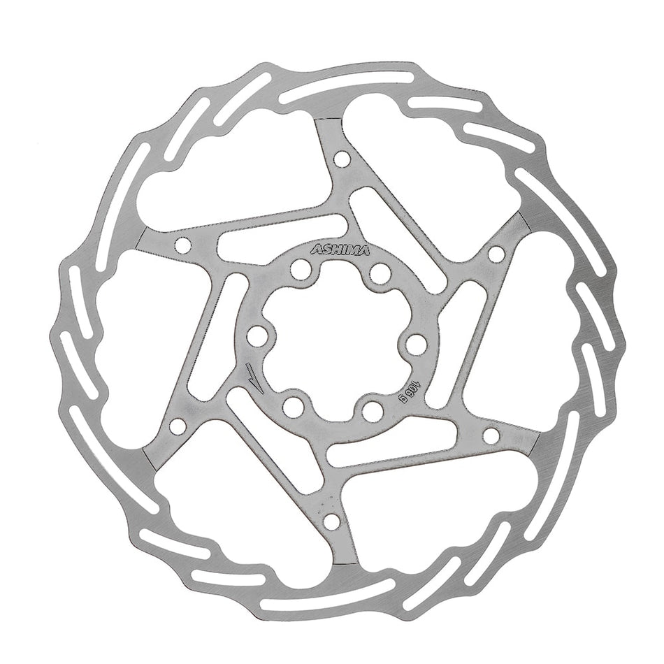 Disque de frein ARO-19 160mm x 100gr Argent - Fixation 6 trous