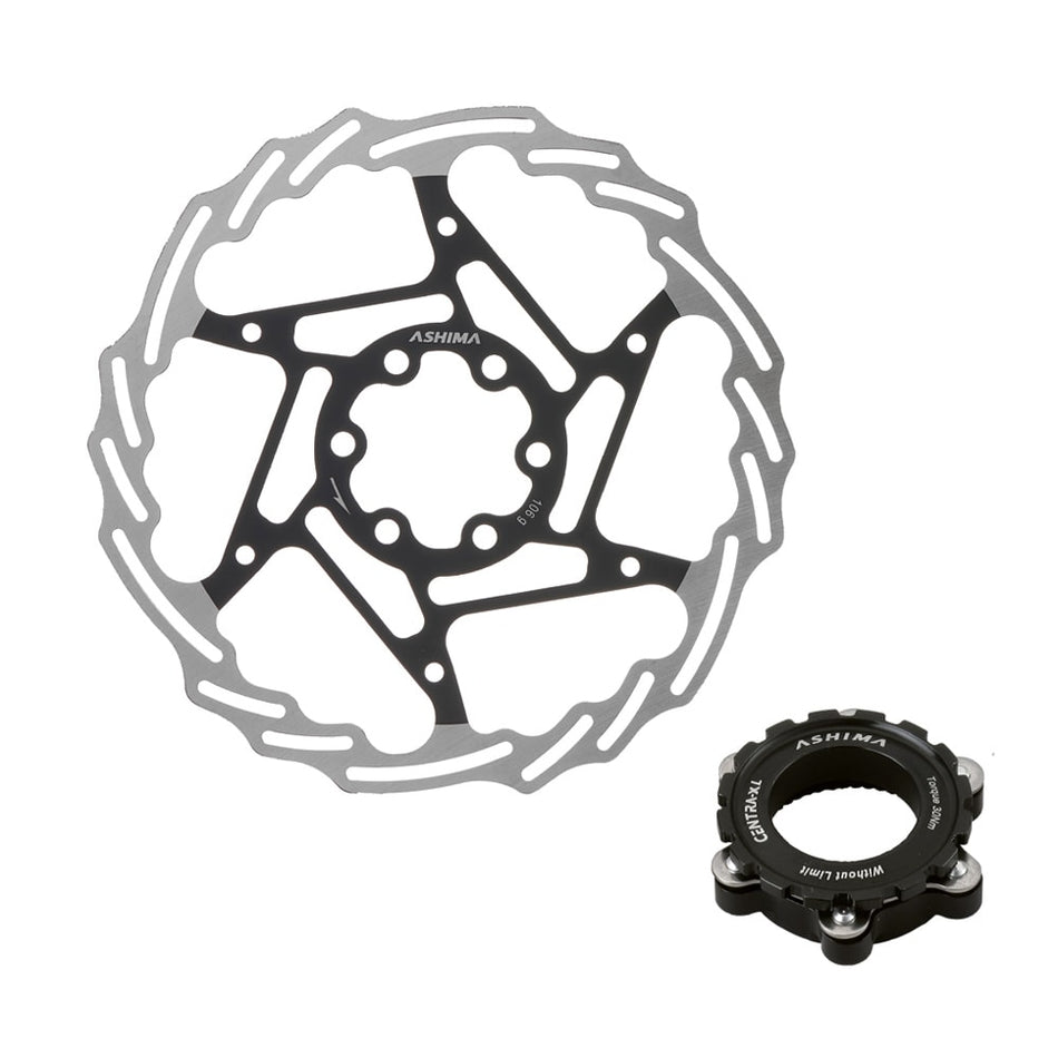 Disque de frein ARO-19 160mm x 110gr - KIT avec adaptateur Center Lock