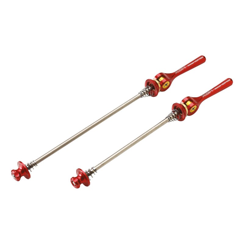 ROAD Quick Release Front+Rear in Red Aluminum