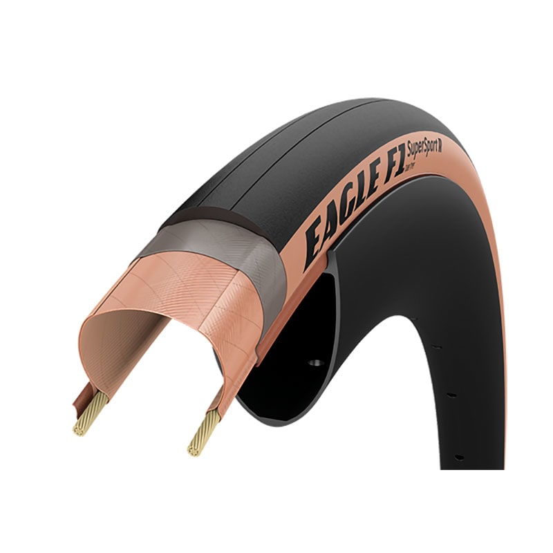 Tire 700x25 EAGLE F1 Supersport R Tube Type Black/Sidewall